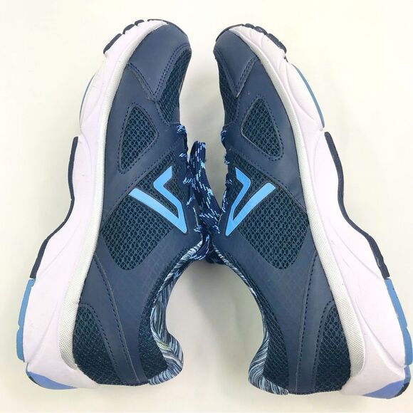 Vionic Satima Navy Light Blue Lace Up Athletic Performance Athleisure Sneakers - Picture 7 of 16